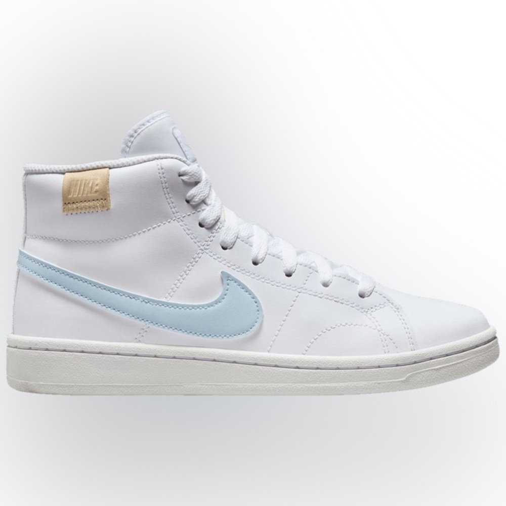 Nike Women's Court Royale 2 Mid Sneaker "White/Blue Tint" - Sz 10